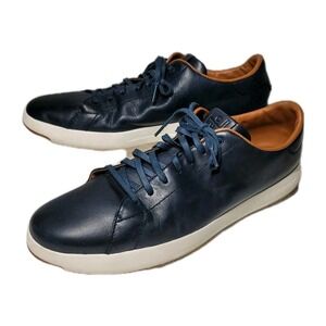 Cole Haan Grandpro Mens Size 15 Sneakers Blue Leather Upper Lace Up